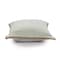 Homeroots Set of Two 20" Gray And Natural Cotton And Jute Throw Pillows, 2PK 554564 - alternate 1