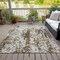 Homeroots 10' X 14' Brown And Ivory Abstract Washable Indoor Outdoor Area Rug 612610 - alternate 7