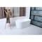 Kingston Brass 66-5/16" Acrylic Oval Double Ended Freestanding Tub with Drain, Glossy White VTDE673223 - alternate 4