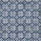Homeroots 9' X 12' Navy Blue And Ivory Floral Washable Indoor Outdoor Area Rug 595977 - alternate 7