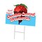 Signmission Chocolate Covered Strawberries Die Cut Yard & Stake outdoor plastic, 1216- C-DC-1216-Chocolate Covered Strawberries19 - alternate 1