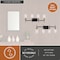 Vaxcel Warren 4 Light Black and Brass Mid Century Modern Bathroom Vanity Wall Fixture Clear Glass W0394 - alternate 5