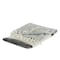 Homeroots 50" X 60" Gray Cotton Woven Color Block Throw Blanket with Fringe 518804 - alternate 1
