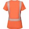 Ironwear Elastex Women's Class 2 Hi Vis Short Sleeve T-Shirt with GeoFlect Tape, Orange, 2X-Large 7102-O-2XL - alternate 2
