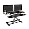 4Dock Standing Desk Riser, 28 in D X 28 in W X Black MT117S-2 - alternate 1