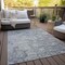 Homeroots 5' X 8' Gray Beige And Charcoal Oriental Washable Indoor Outdoor Area Rug 587441 - alternate 6
