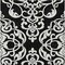 Homeroots 9' X 12' Black And Ivory Damask Washable Indoor Outdoor Area Rug 614411 - alternate 6