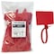 Kable Kontrol Identification & Tamper Proof Zip Ties, 9 in L, Red, Nylon Co-Polymer, 80 lbs Strength, 100 PK CTWO-9-100-RD - alternate 1