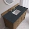 James Martin Vanities Brittany 48" Single Vanity, Pecan w/ 3 CM Charcoal Soapstone Silestone Top 655-V48-PCN-3CSP - alternate 4