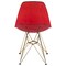 Leisuremod Cresco Plastic Dining Side Chair with Gold Base, Transparent Red, 2PK CR19TRG2 - alternate 5