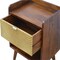 Homeroots 23" Brown Solid Wood One Drawer Nightstand 701707 - alternate 3