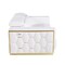 Homeroots 89" White And Silver Leather Sofa 551594 - alternate 18