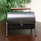Gibson Home Delwin Carbon Steel Barrel BBQ in Black with Burgundy Wood Handle 84669.05 - alternate 2