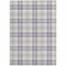 Homeroots 10' X 14' Lavender Purple And Gray Plaid Washable Indoor Outdoor Area Rug 601337 - alternate 4