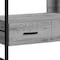 Homeroots 49in Gray Cabinet Enclosed Storage TV Stand 490366 - alternate 4