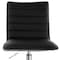 Elama Faux Leather Adjustable Rolling Office Chair in Black ELM-729B-BLK - alternate 4