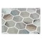 Andova Tiles Haelm 2-in Hexagon Honeycomb Marble Look Upcycled Polished Glass Wall & Floor Mosaic Tile ANDHAE1372 - alternate 2
