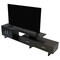 Leisuremod Avery TV Stand with MDF Cabinet and Powder Coated Steel Legs, Phantom Grey ATS69GR - alternate 9