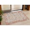 Homeroots 3' X 5' Pink And Ivory Patchwork Washable Indoor Outdoor Area Rug 631431 - alternate 1