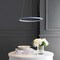 Jonathan Y Brice 15.75" Modern Contemporary Metal Round Dimmable Integrated LED Pendant, Blue JYL7202D - alternate 7