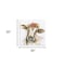 Homeroots Watercolor Floral Cow Unframed Print Wall Art 398866 - alternate 3