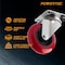 Powertec 3'' Plate Casters, Incl. 4 Dual Locking Swivel, 4 Swivel & 4 Fixed Industrial Castor Wheels, 12PK 17215N - alternate 4