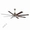 Jonathan Y Octo 66" 1-Light Contemporary Industrial Iron/Plastic Mobile-App/Remote-Controlled 6-Speed Ceiling F JYL9712C - alternate 10