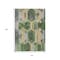 Homeroots 10' X 14' Green Gold And Silver Geometric Washable Indoor Outdoor Area Rug 618750 - alternate 7