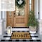 Gardenised Heavy Duty Coco Coir Doormat with Non Slip PVC Baking Embossed Design, Hatted Home QI004885 - alternate 6