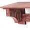 Homeroots 30in Red Distressed Wood Four Hook Wall Mounted Hanging Coat Rack 274518 - alternate 5