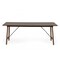 Homeroots 79" Walnut Rectangular Solid Manufactured Wood And Solid Wood Dining Table 486042 - alternate 1