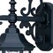 Homeroots Narrow Matte Black Domed Hanging Lantern Wall Light 399224 - alternate 4