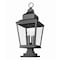 Z-Lite Raphael Sand Black 4 Light Outdoor Pier Mounted Fixture 5029PHXLS-LSQPM-BK - alternate 6
