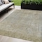 Homeroots 5' X 8' Beige And Ivory Abstract Washable Indoor Outdoor Area Rug 631054 - alternate 1
