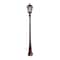 Gama Sonic Royal Bulb Solar Lamp Post, GS Solar Light Bulb, Single Lamp, Brushed Bronze 98B101 - alternate 3