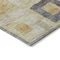 Homeroots 5' X 8' Linen Blue And Copper Geometric Washable Indoor Outdoor Area Rug 605044 - alternate 7