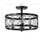 Jonathan Y Sylvain 15.5" Metal LED Semi-Flush Mount, Oil Rubbed Bronze JYL9040A - alternate 5