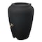 Algreen Wicker Black 50 gal Rain Barrel Polyethylene 81214 - alternate 1