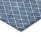 Homeroots 3' X 5' Denim Blue And Ivory Geometric Washable Indoor Outdoor Area Rug 596093 - alternate 7