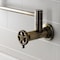 Kingston Brass Wall Mount Pot Filler Faucet, Antique Brass KS4103CG - alternate 3