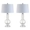 Jonathan Y Genie 28.5" Glass LED Table Lamp, Clear, 2PK JYL1061B-SET2 - alternate 8