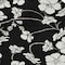 Homeroots 8' Black Ivory And Gray Round Floral Washable Indoor Outdoor Area Rug 599864 - alternate 4