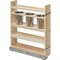 Century Components Kitchen Base Cabinet Pull-Out Canister Organizer, 5-7/8W x 26-3/4H x CASCAN55PF - alternate 1
