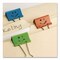 Officemate Smiling Face Binder Clips, Medium, Assorted Colors, 36PK 31095 - alternate 9