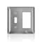 Leviton Wall Plate, Toggle, Stainless Steel SS126-40 - alternate 1