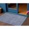 Homeroots 3' X 5' Denim Blue Geometric Washable Indoor Outdoor Area Rug 607476 - alternate 1