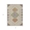 Homeroots 8' X 10' Brown Copper And Fern Green Geometric Washable Indoor Outdoor Area Rug 631900 - alternate 7