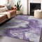 Homeroots 10' X 14' Purple And Silver Abstract Washable Indoor Outdoor Area Rug 618345 - alternate 5