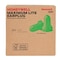 Howard Leight MAXIMUM LITE Disposable Foam Ear Plugs, Bell Shape, 30 dB, Green, 5 PK LPF-5-30 - alternate 1