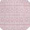 Homeroots 8' Pink And Ivory Round Geometric Washable Indoor Outdoor Area Rug 613797 - alternate 3
